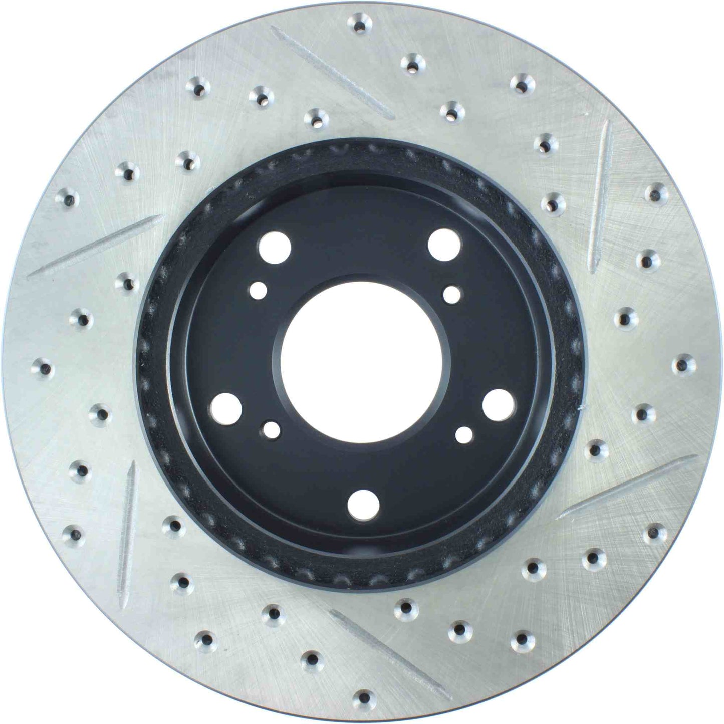 StopTech  Sport Drilled/Slotted Brake Rotor; Front Right