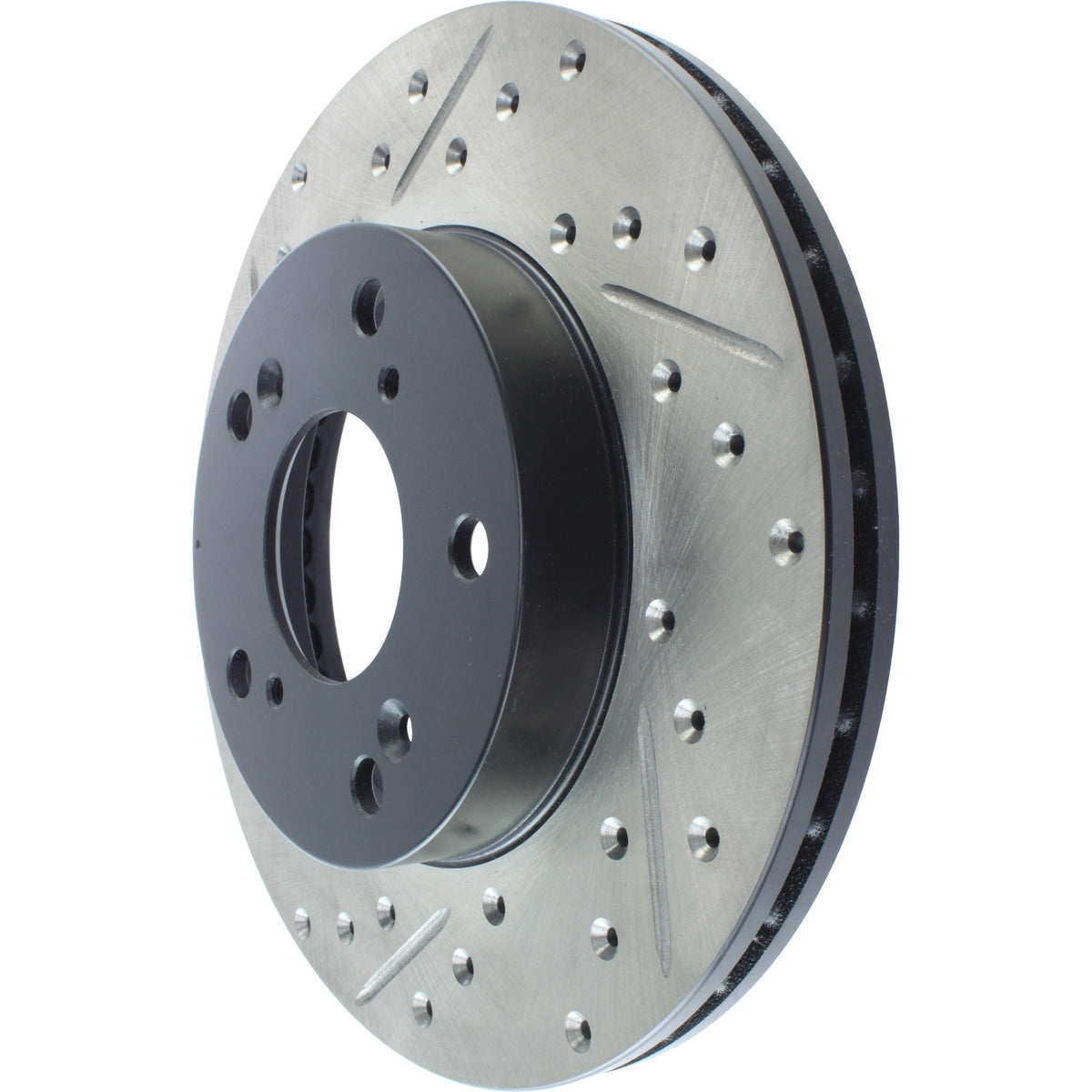 StopTech  Sport Drilled/Slotted Brake Rotor; Front Right