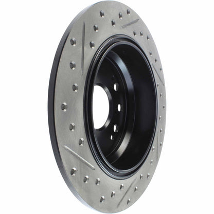 StopTech Sport Drilled/Slotted Brake Rotor; Rear Left