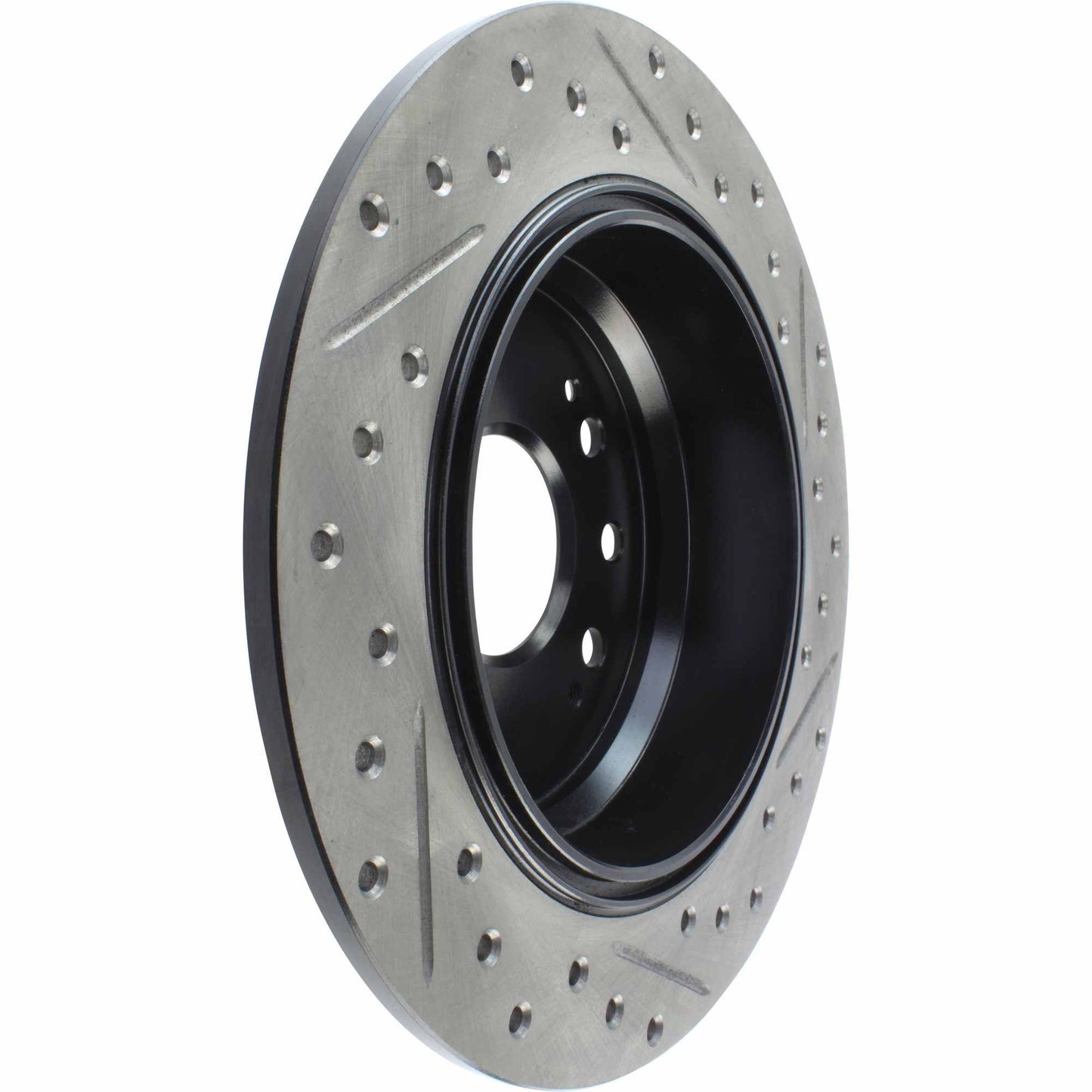 StopTech Sport Drilled/Slotted Brake Rotor; Rear Right