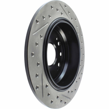 StopTech Sport Drilled/Slotted Brake Rotor; Rear Right