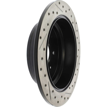 StopTech Sport Drilled/Slotted Brake Rotor; Rear Right