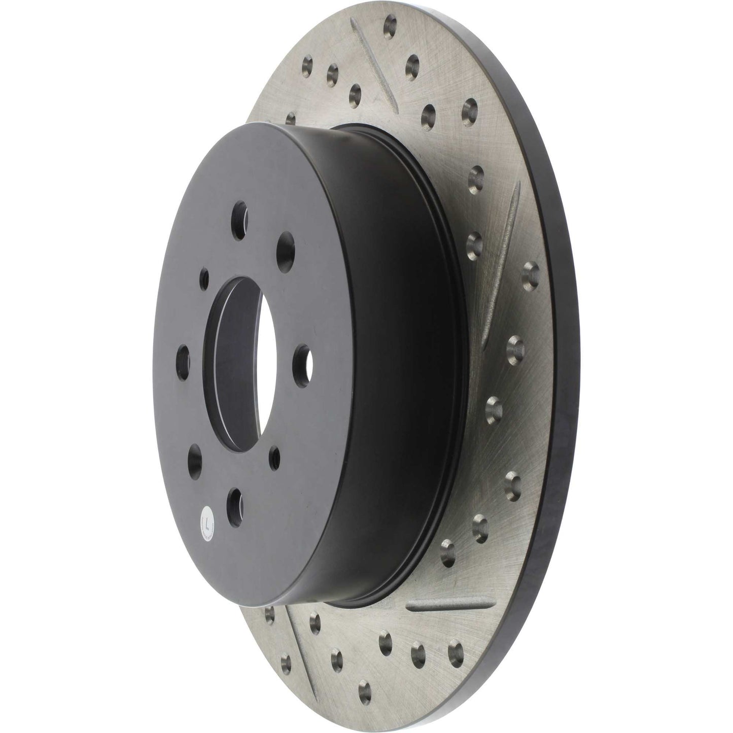StopTech Sport Drilled/Slotted Brake Rotor; Rear Left
