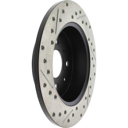 StopTech Sport Drilled/Slotted Brake Rotor; Rear Left