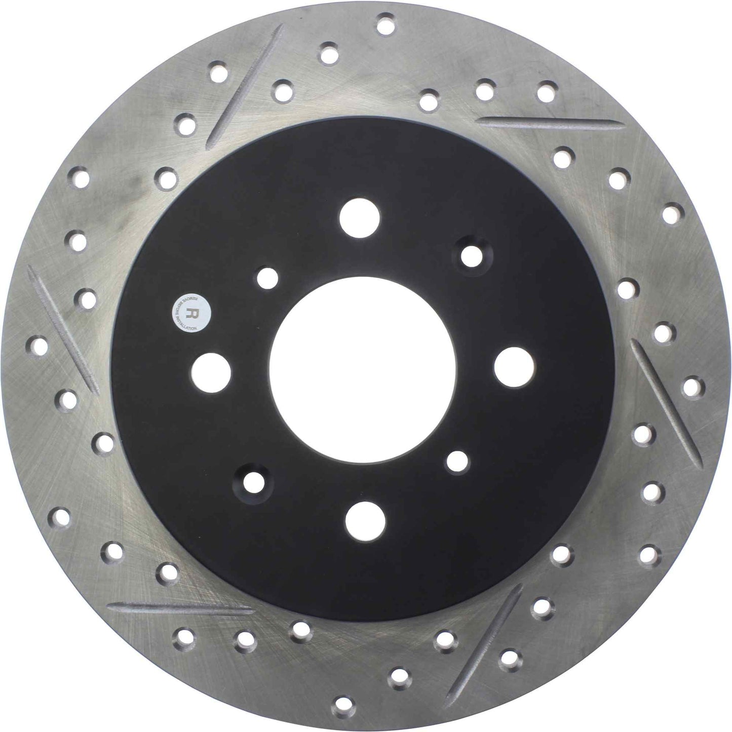 StopTech Sport Drilled/Slotted Brake Rotor; Rear Right