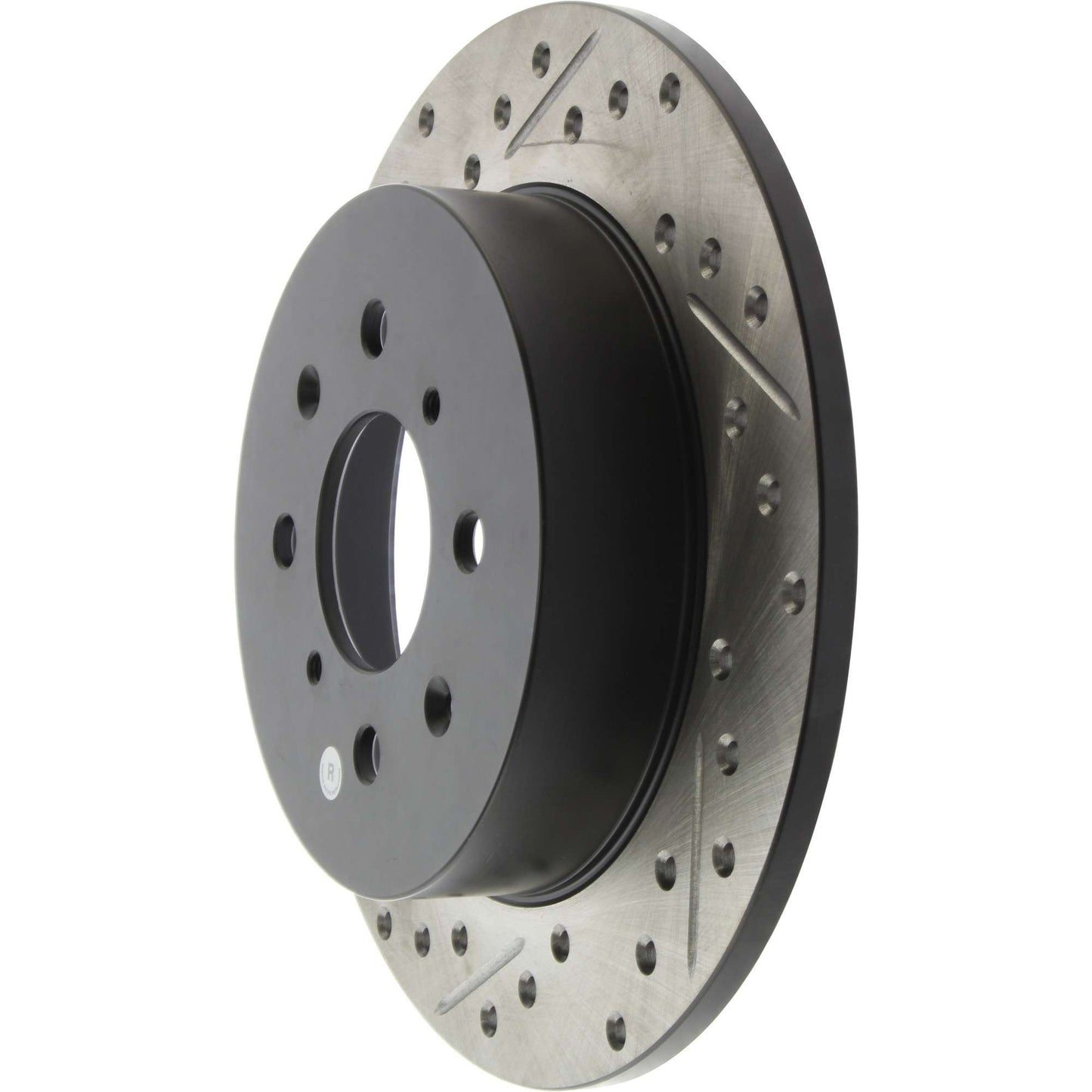 StopTech Sport Drilled/Slotted Brake Rotor; Rear Right