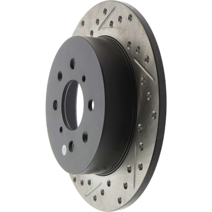 StopTech Sport Drilled/Slotted Brake Rotor; Rear Right