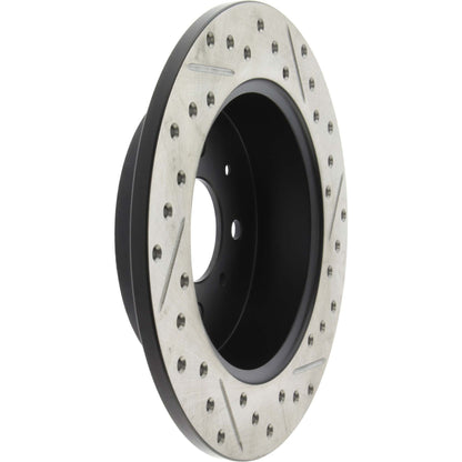 StopTech Sport Drilled/Slotted Brake Rotor; Rear Right