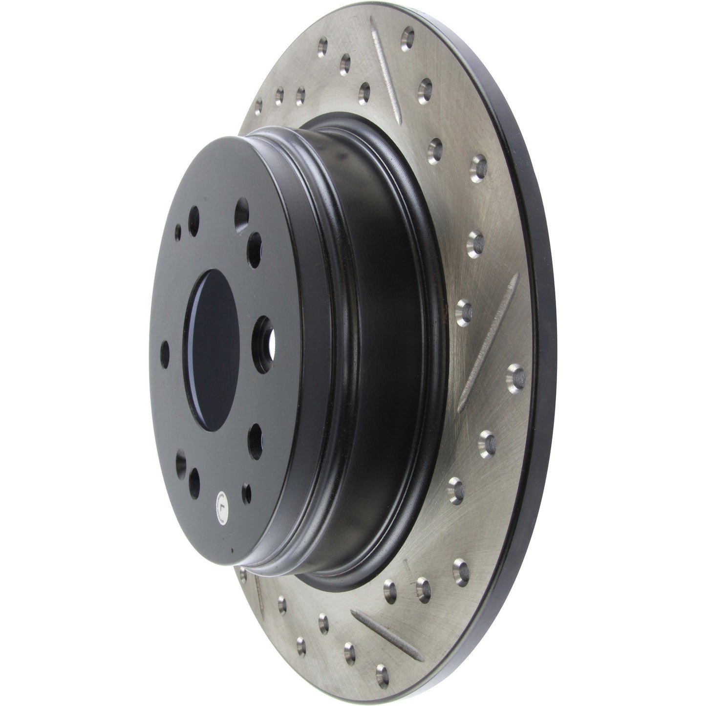 StopTech Sport Drilled/Slotted Brake Rotor; Rear Left
