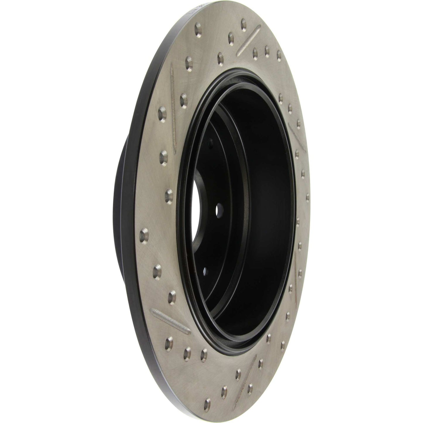 StopTech Sport Drilled/Slotted Brake Rotor; Rear Left