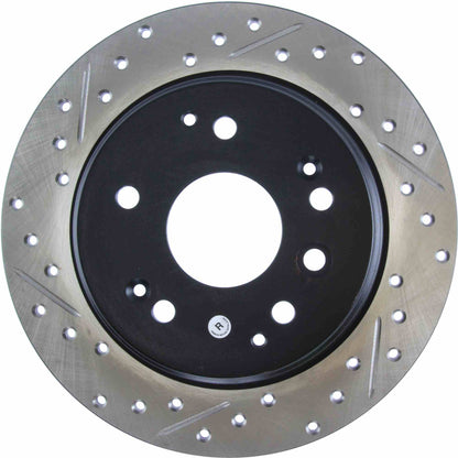 StopTech Sport Drilled/Slotted Brake Rotor; Rear Right