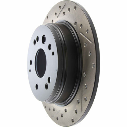 StopTech Sport Drilled/Slotted Brake Rotor; Rear Right