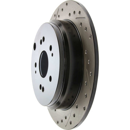 StopTech Sport Cryo Drilled/Slotted Brake Rotor; Rear Right