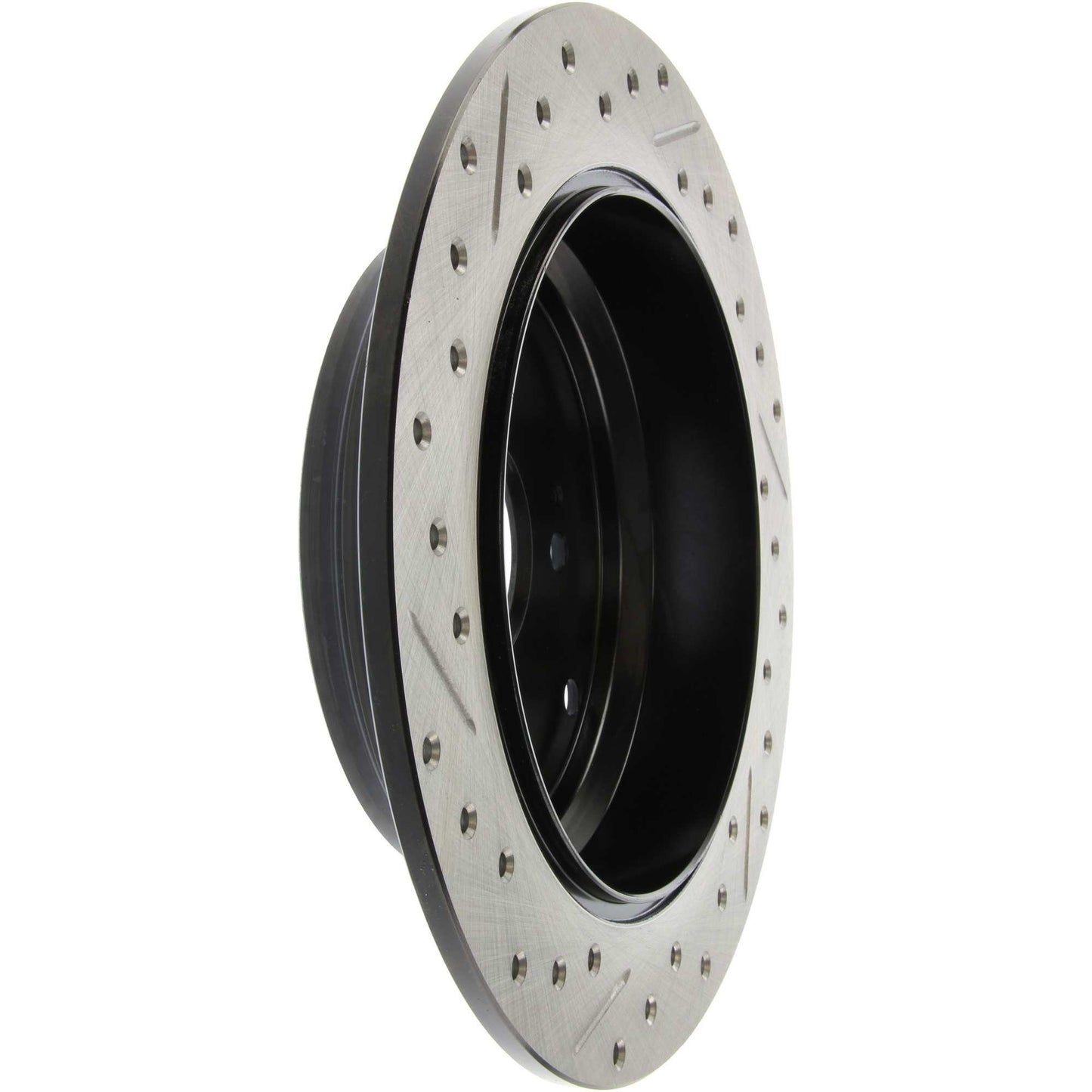 StopTech Sport Drilled/Slotted Brake Rotor; Rear Left