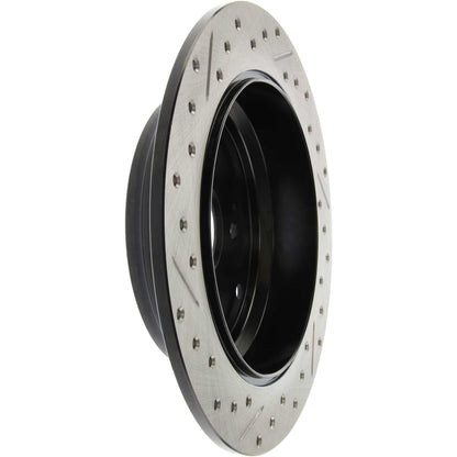 StopTech Sport Drilled/Slotted Brake Rotor; Rear Left