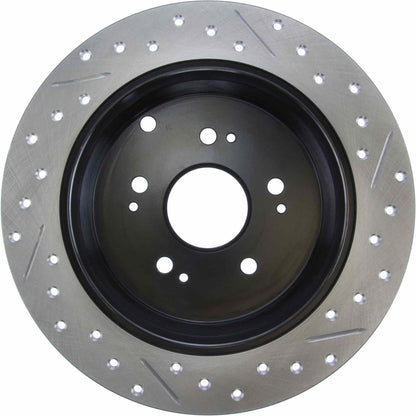 StopTech  Sport Drilled/Slotted Brake Rotor; Rear Right