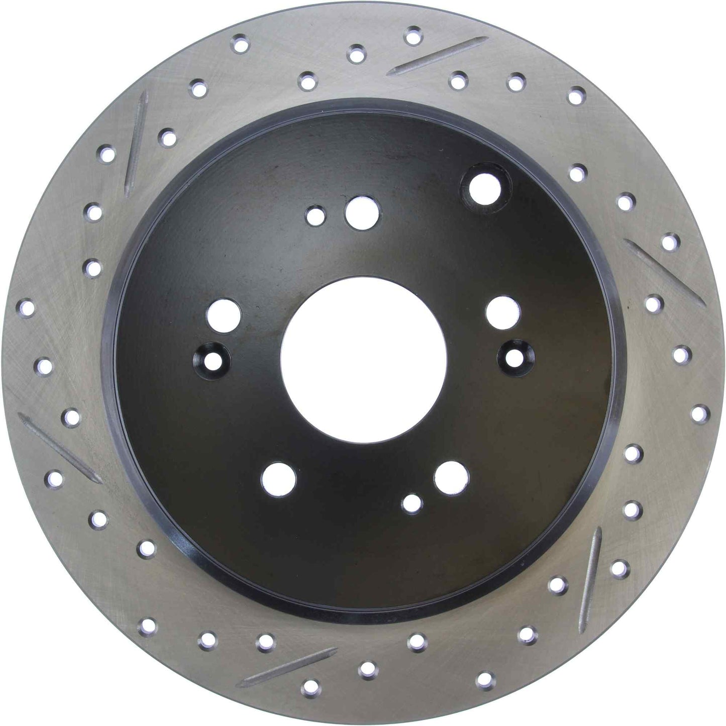 StopTech  Sport Drilled/Slotted Brake Rotor; Rear Right