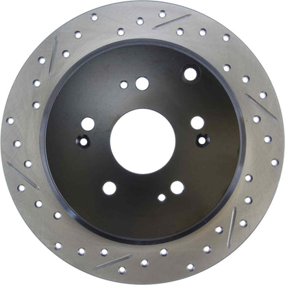 StopTech  Sport Drilled/Slotted Brake Rotor; Rear Right