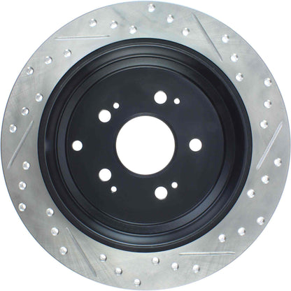 StopTech Sport Cryo Drilled/Slotted Brake Rotor; Rear Right