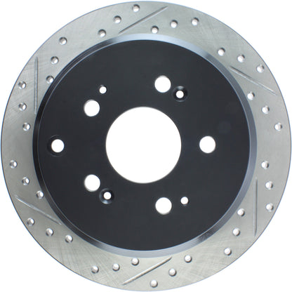 StopTech Sport Cryo Drilled/Slotted Brake Rotor; Rear Right