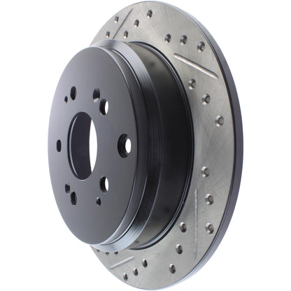 StopTech Sport Cryo Drilled/Slotted Brake Rotor; Rear Right