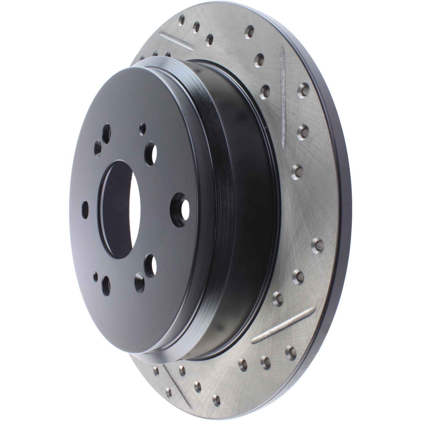 StopTech Sport Drilled/Slotted Brake Rotor; Rear Left