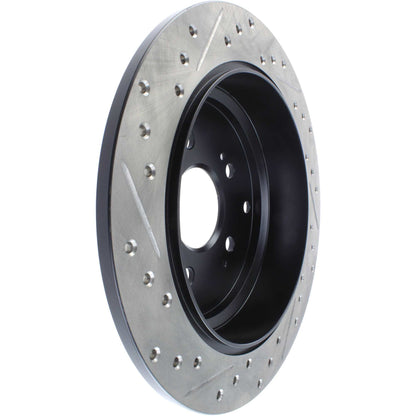 StopTech Sport Drilled/Slotted Brake Rotor; Rear Left