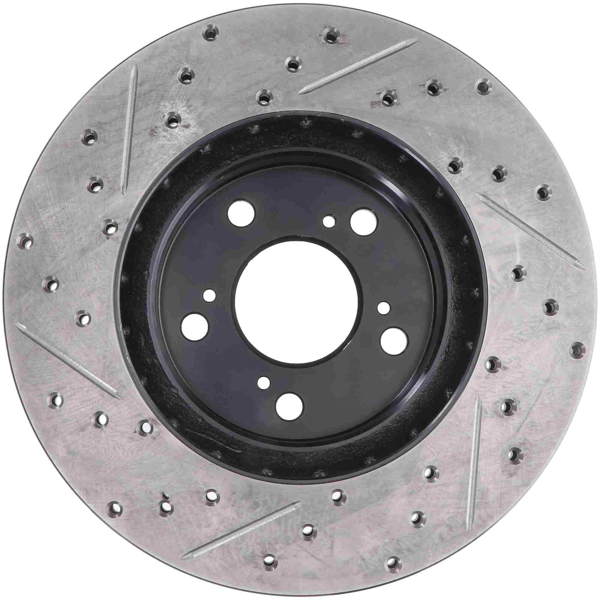 StopTech 05-12 Acura RL Slotted & Drilled Cryo Sport Left Front Brake Rotor 127.40066CL