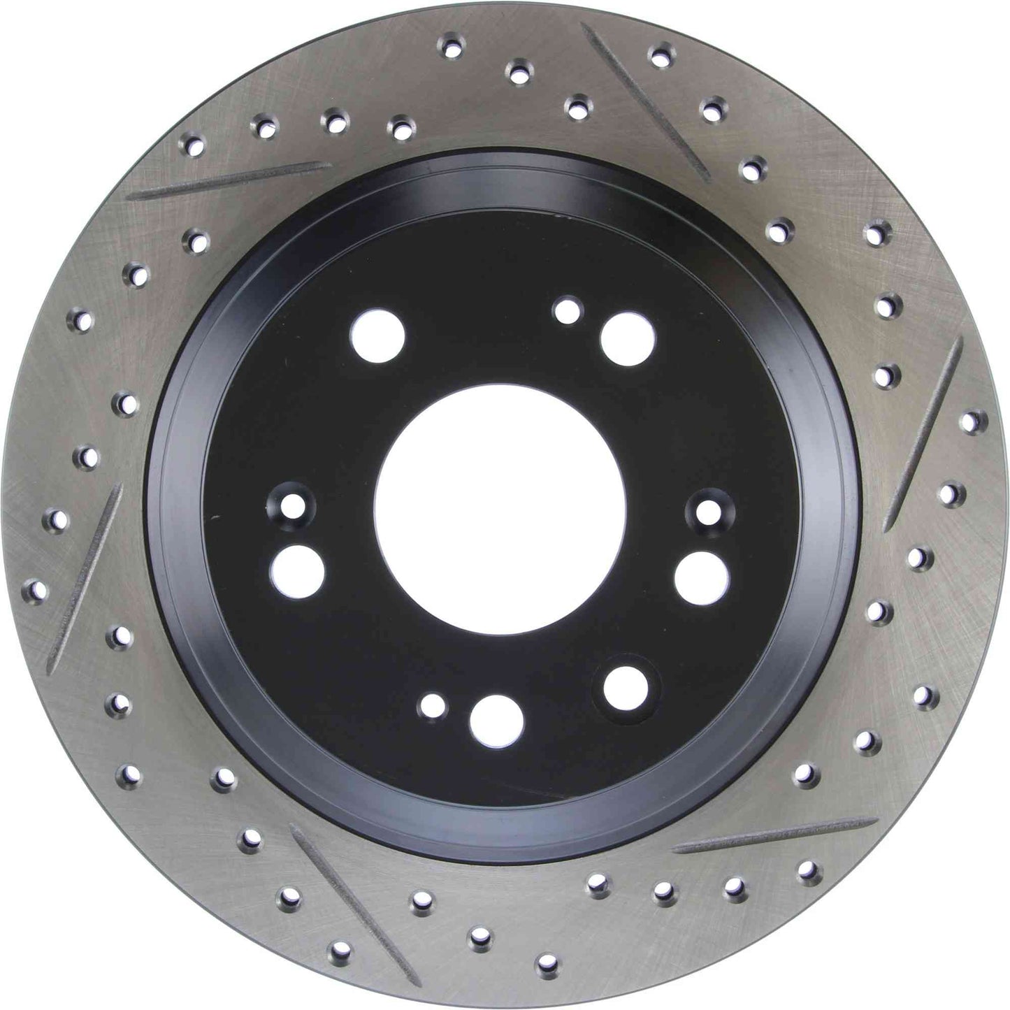 StopTech Sport Drilled/Slotted Brake Rotor; Rear Left