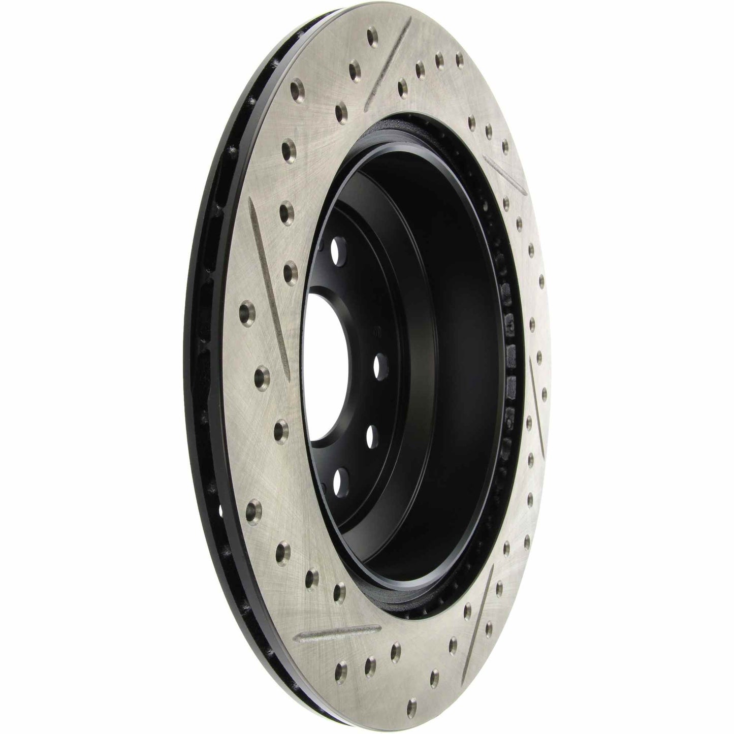 StopTech Sport Drilled/Slotted Brake Rotor; Rear Left