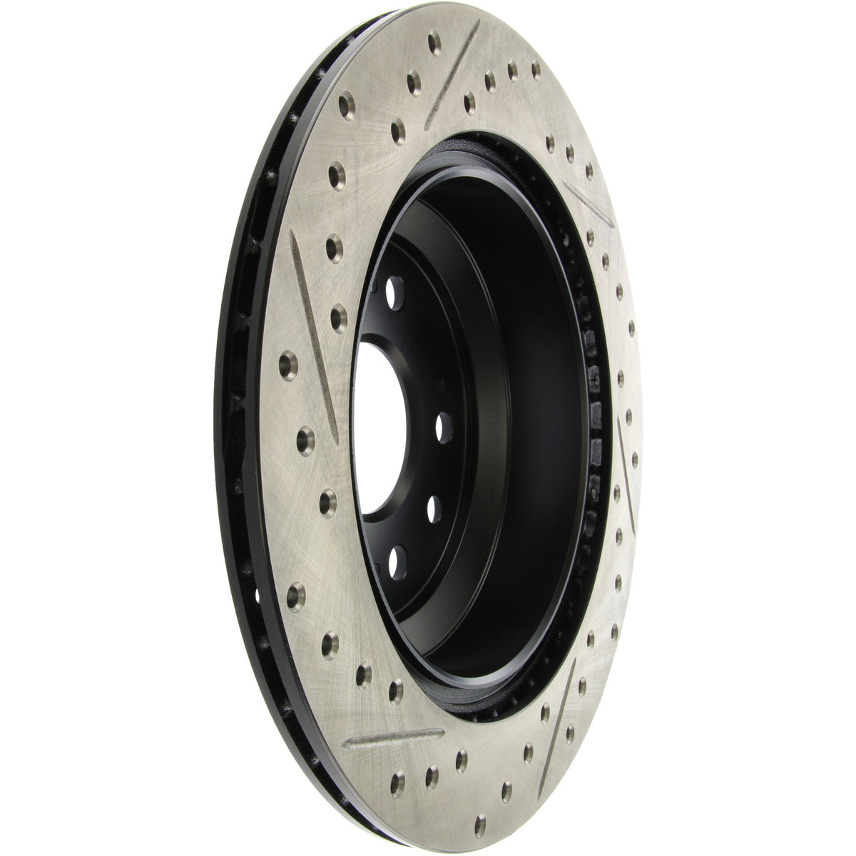 StopTech Sport Drilled/Slotted Brake Rotor; Rear Left