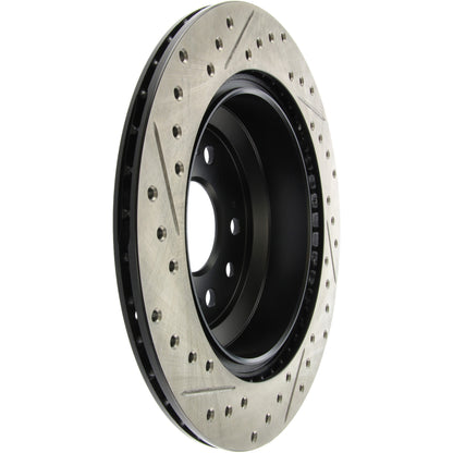 StopTech Sport Drilled/Slotted Brake Rotor; Rear Left