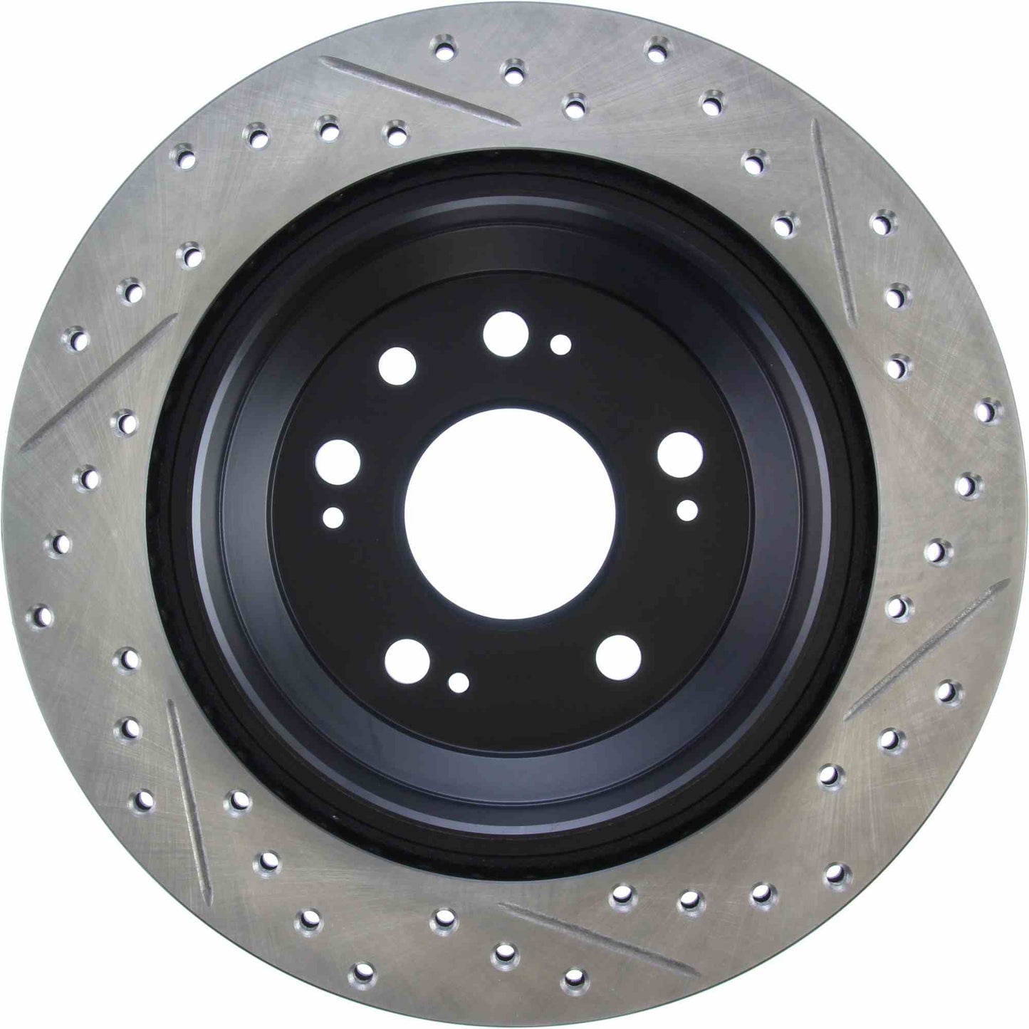 StopTech Sport Drilled/Slotted Brake Rotor; Rear Right