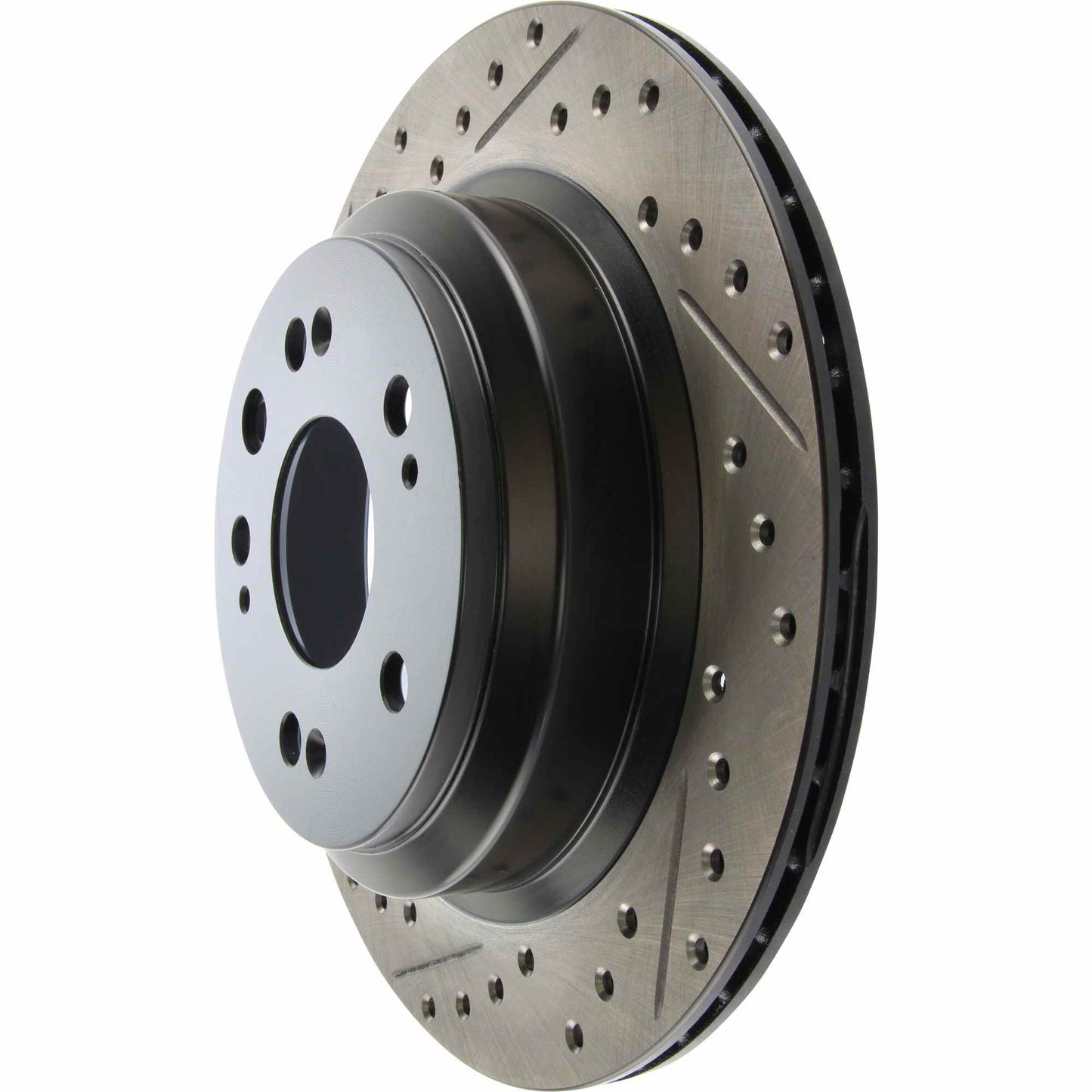 StopTech Sport Drilled/Slotted Brake Rotor; Rear Right