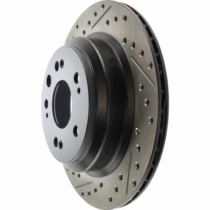 StopTech Sport Drilled/Slotted Brake Rotor; Rear Right