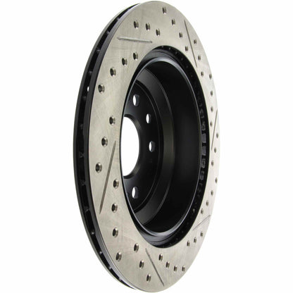 StopTech Sport Drilled/Slotted Brake Rotor; Rear Right