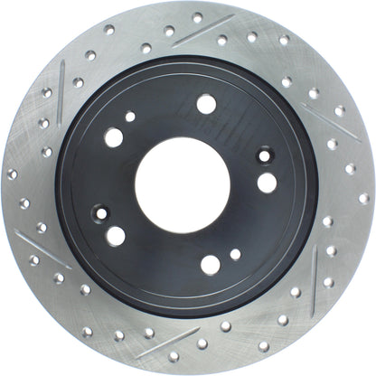 StopTech Sport Cryo Drilled/Slotted Brake Rotor; Rear Right