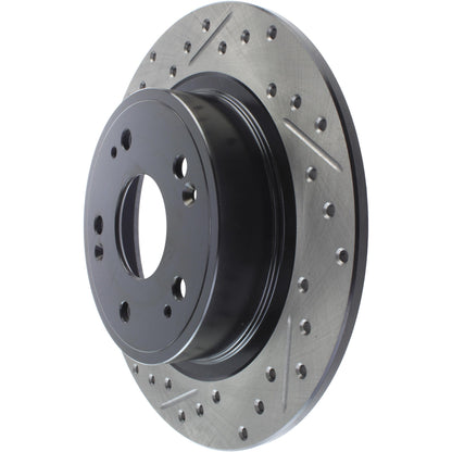 StopTech Sport Cryo Drilled/Slotted Brake Rotor; Rear Right