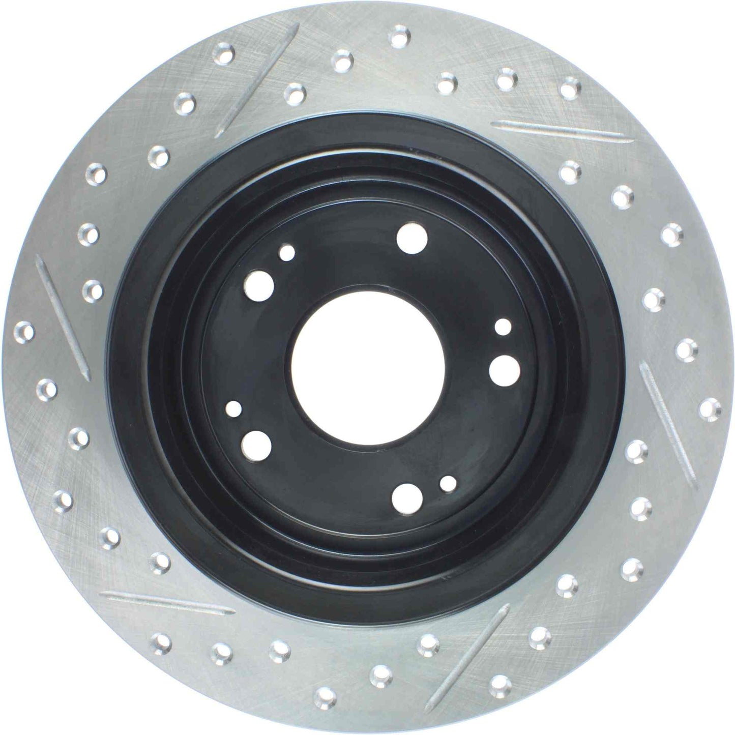 StopTech Sport Drilled/Slotted Brake Rotor; Rear Left