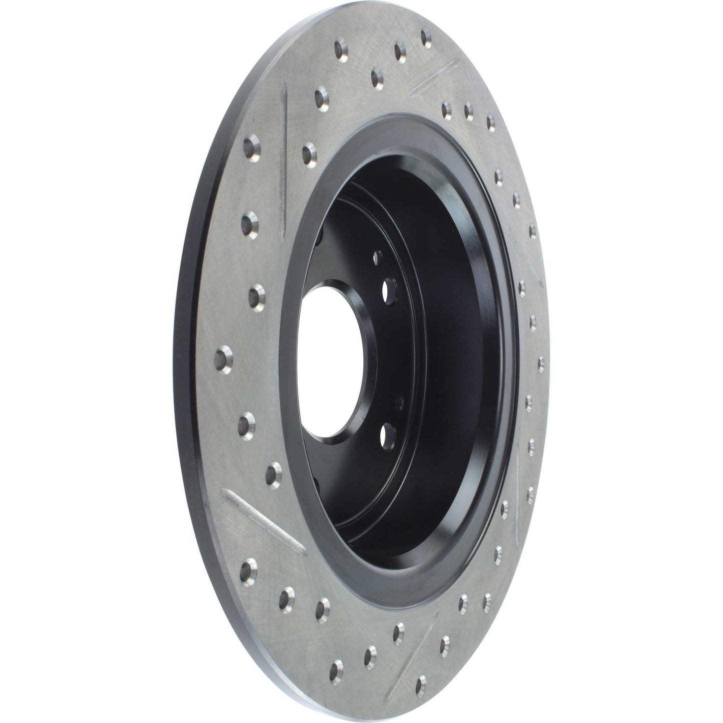 StopTech Sport Drilled/Slotted Brake Rotor; Rear Left