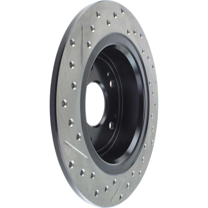 StopTech Sport Drilled/Slotted Brake Rotor; Rear Left