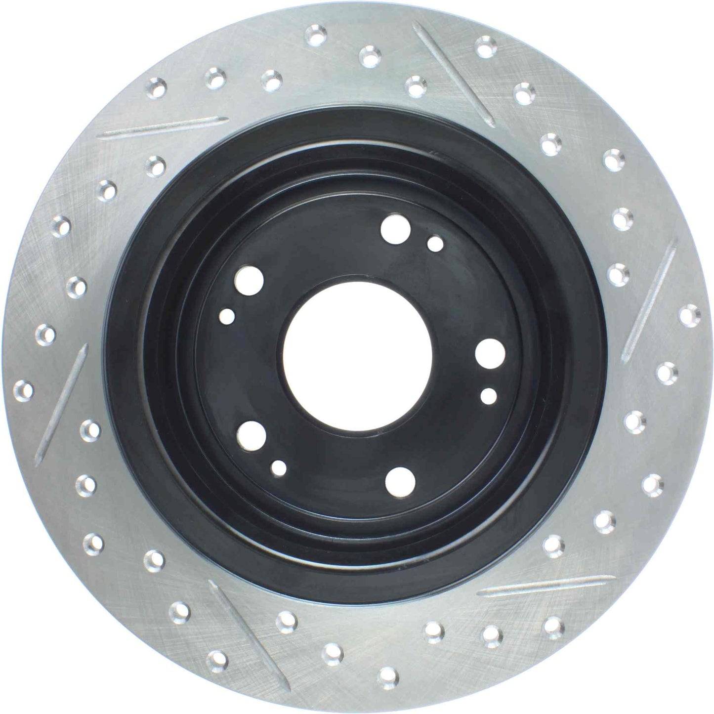 StopTech Sport Drilled/Slotted Brake Rotor; Rear Right
