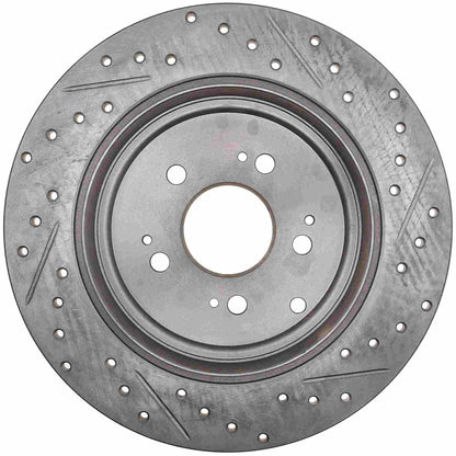 StopTech Sport Cryo Drilled/Slotted Brake Rotor; Rear Right