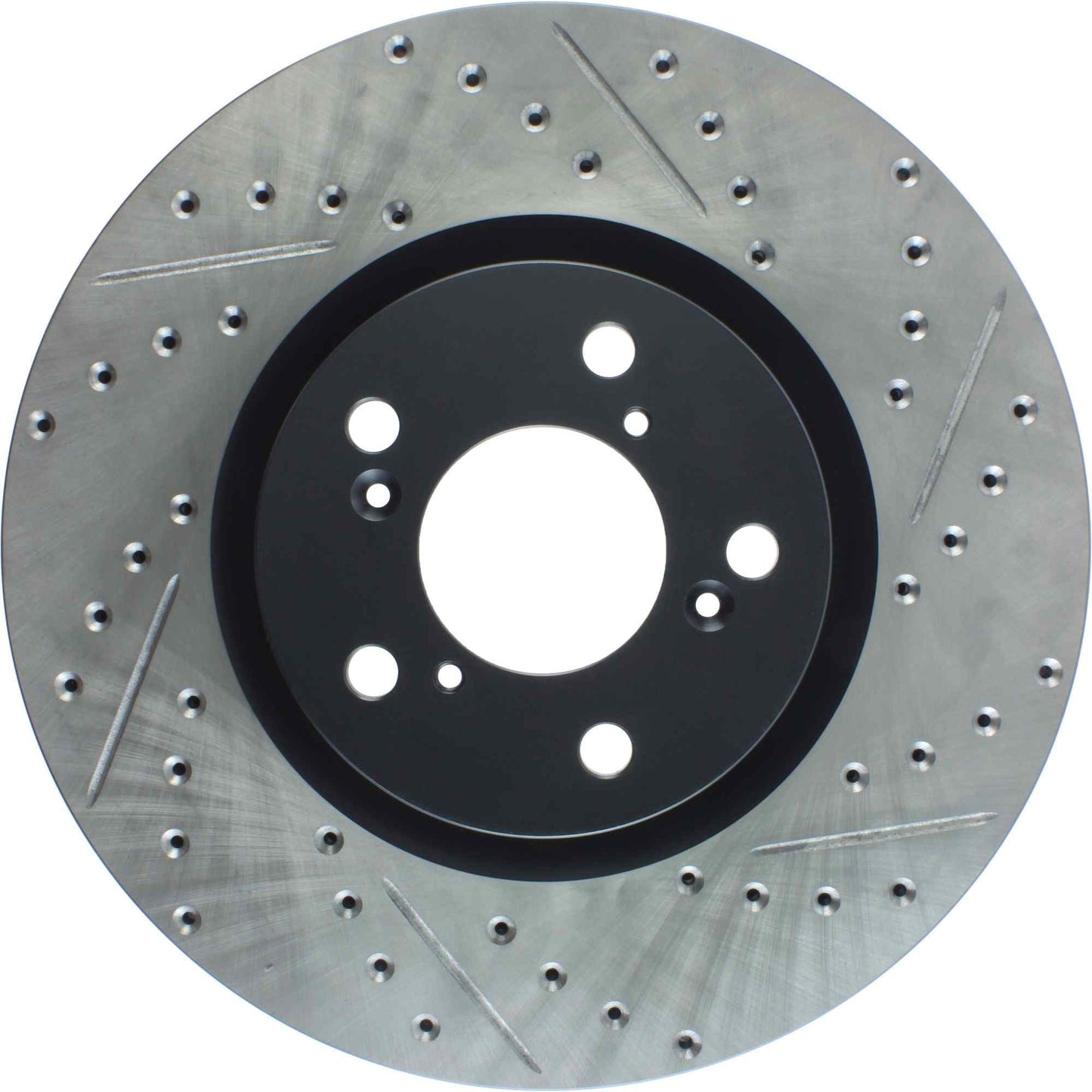 StopTech Sport Drilled/Slotted Brake Rotor; Front Left