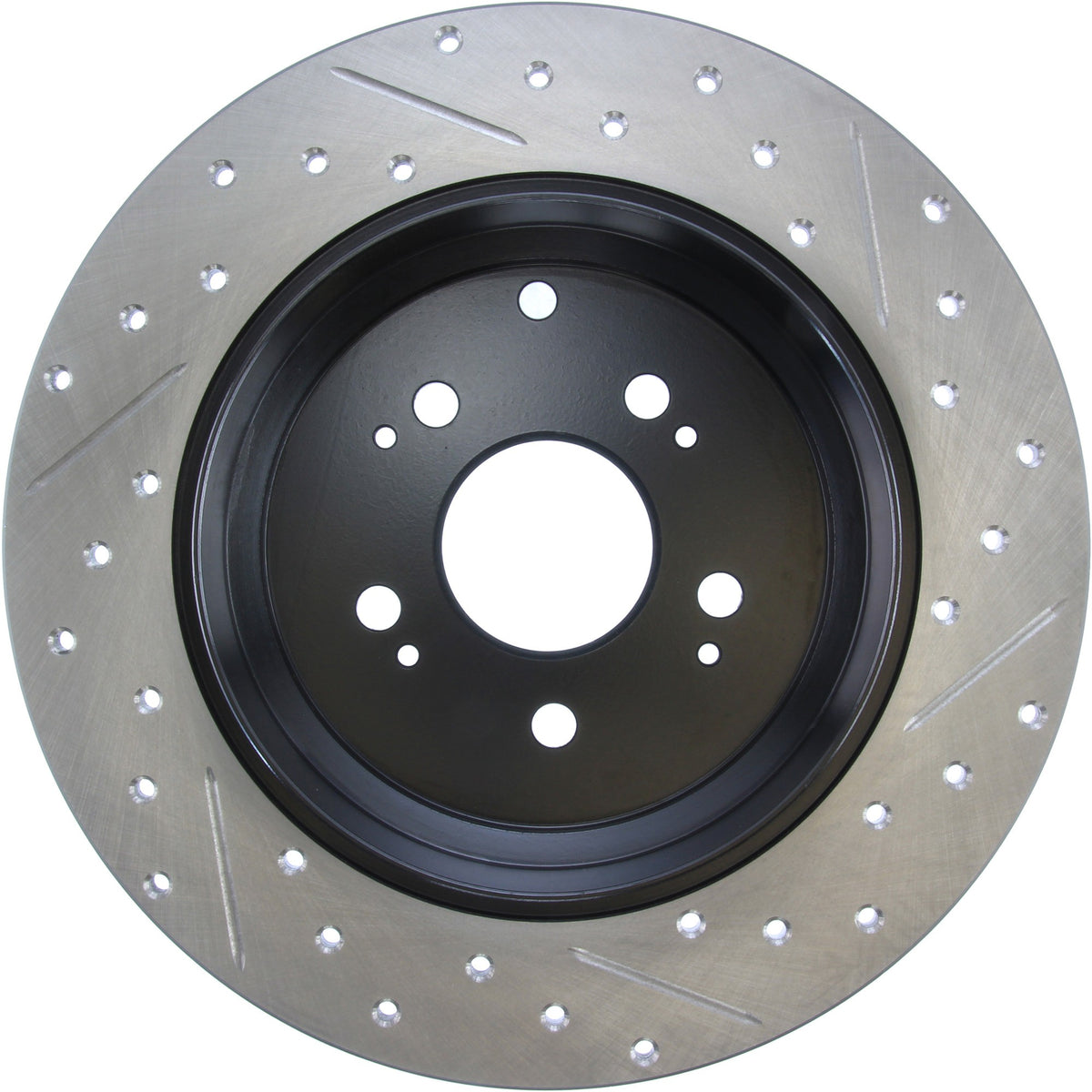 StopTech Sport Cryo Drilled/Slotted Brake Rotor; Rear Right