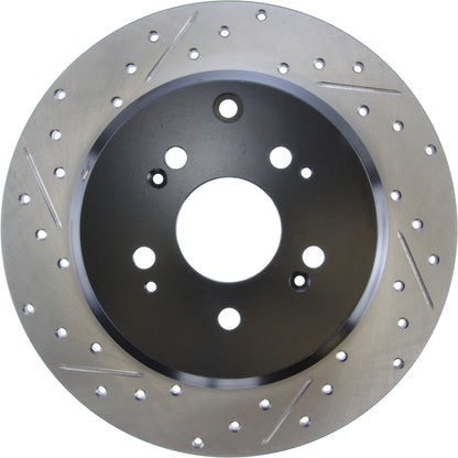 StopTech Sport Cryo Drilled/Slotted Brake Rotor; Rear Right