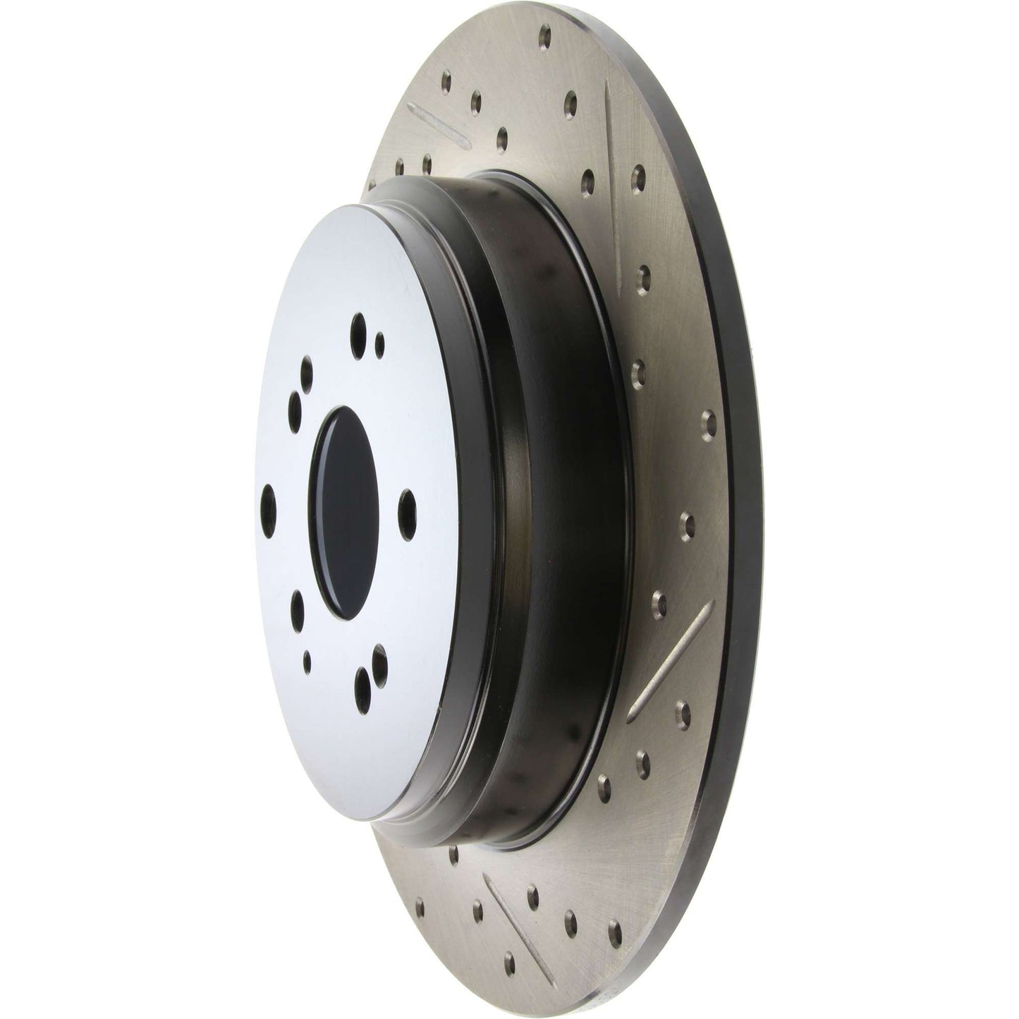 StopTech Sport Drilled/Slotted Brake Rotor; Rear Left