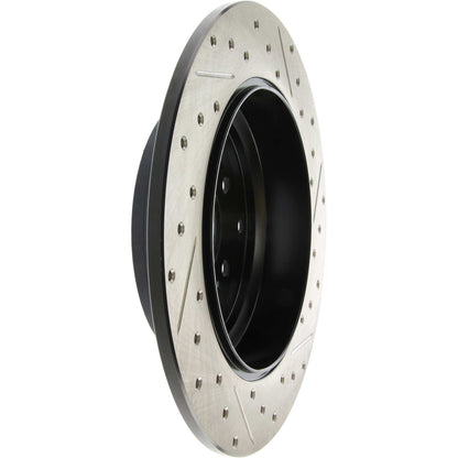 StopTech Sport Drilled/Slotted Brake Rotor; Rear Right