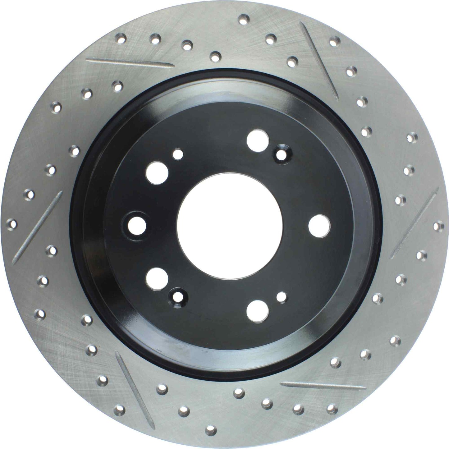 StopTech Sport Drilled/Slotted Brake Rotor; Rear Left