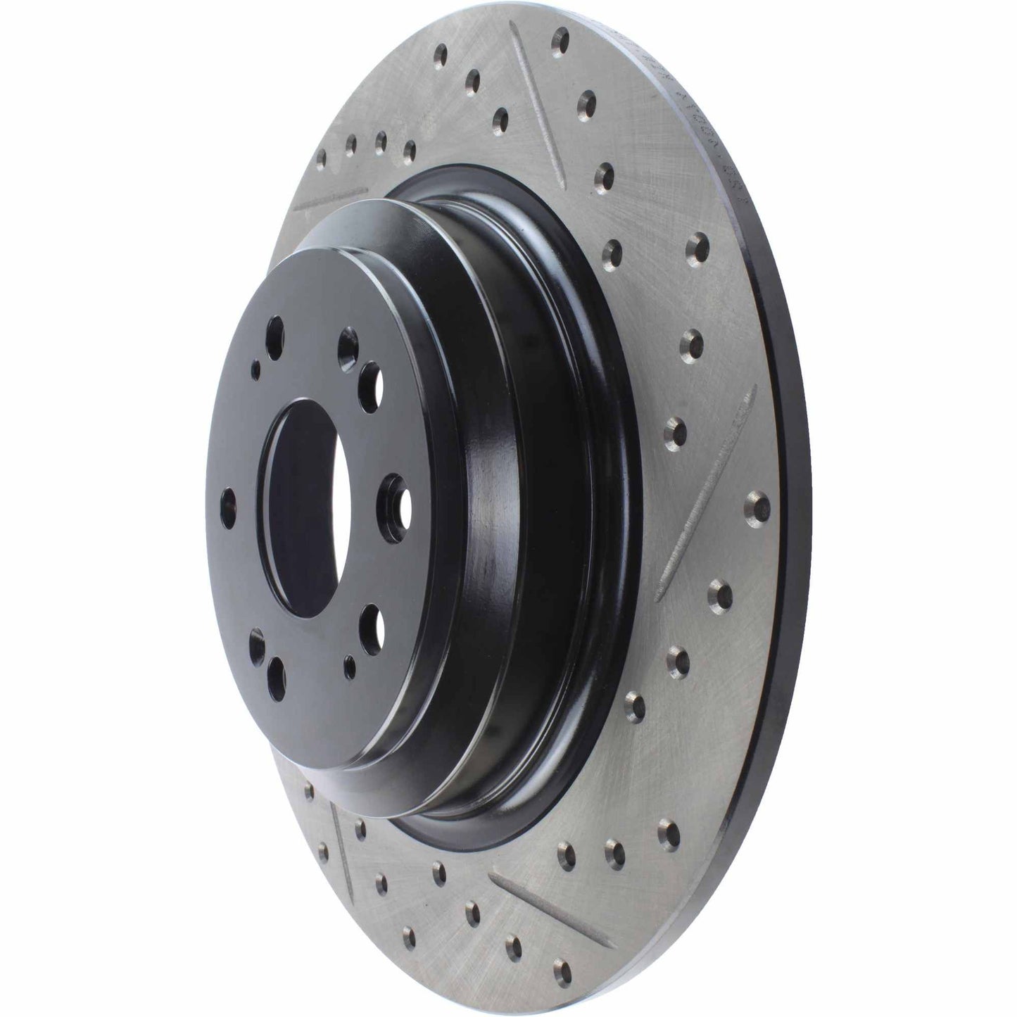 StopTech Sport Drilled/Slotted Brake Rotor; Rear Left